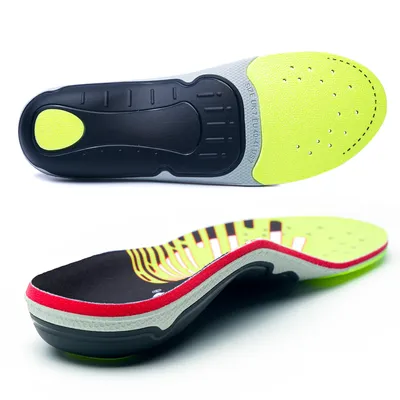 발바닥 근막염 구호 정형 깔창 플랫 발 높은 아치 지원 남성 여성 작업 정형 삽입 스포츠 신발 운동화 단독